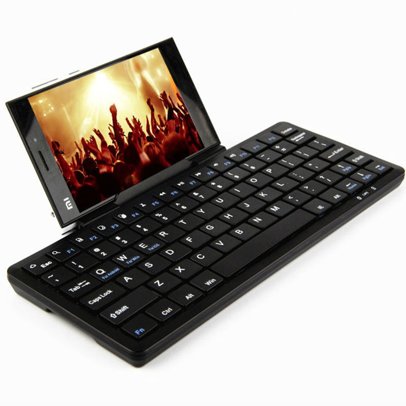 Bluetooth Wireless Keyboard with Phone Stand by HitMyNeed