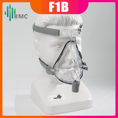 BMC Full Face CPAP/BiPAP Mask with Headgear by HitMyNeed
