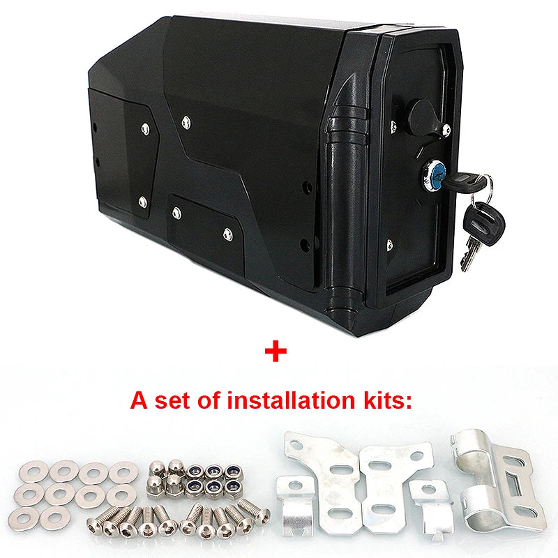 BMW GS 4.2L Lockable Toolbox for Side Case Rack black by HitMyNeed