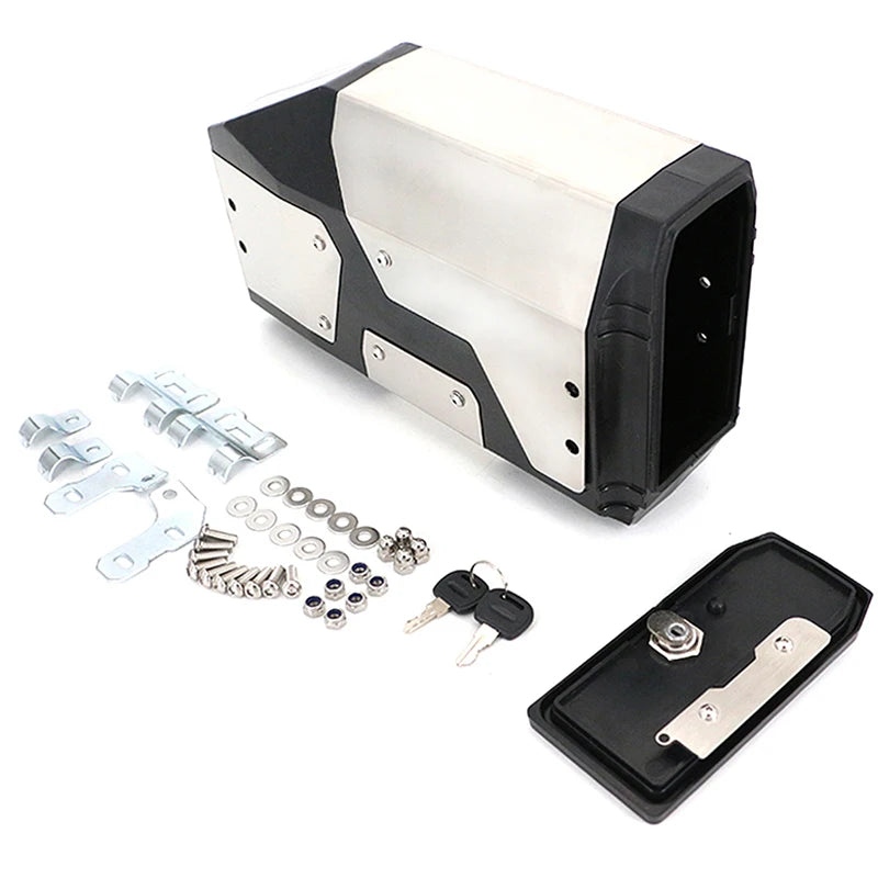 BMW GS 4.2L Lockable Toolbox for Side Case Rack silver by HitMyNeed