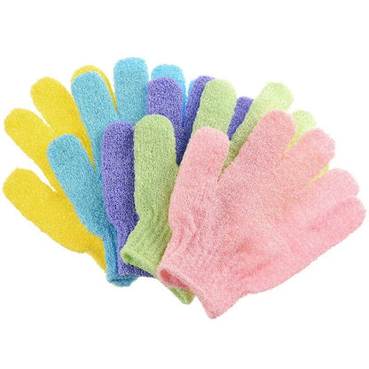 Body Scrub Exfoliating Gloves Set (5 Pack) by HitMyNeed
