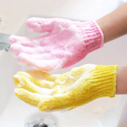 Body Scrub Exfoliating Gloves Set (5 Pack) by HitMyNeed