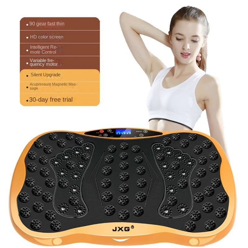 Body Vibration Slimming Machine for Waist & Stomach golden by HitMyNeed