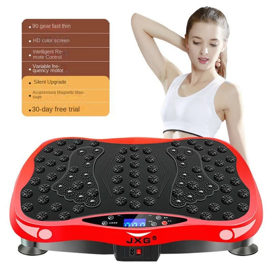 Body Vibration Slimming Machine for Waist & Stomach red by HitMyNeed