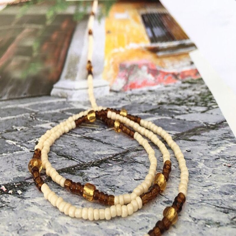 Bohemian Beaded Belly Chain Waist Jewelry by HitMyNeed