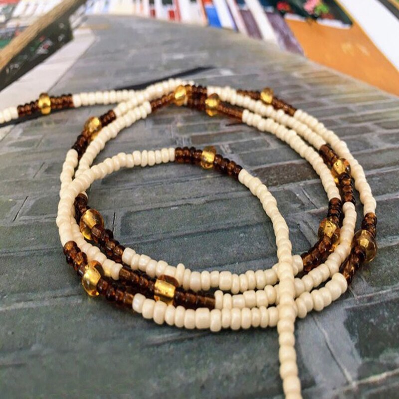 Bohemian Beaded Belly Chain Waist Jewelry by HitMyNeed