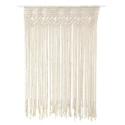 Bohemian Cotton Macrame Door Curtain 130 x 180cm by HitMyNeed