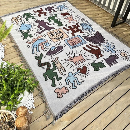Bohemian Outdoor Picnic Carpet Mat e 180x180cm by HitMyNeed