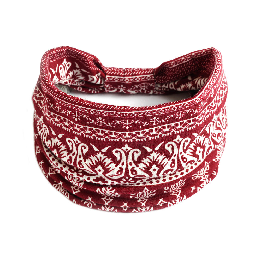 Bohemian Wide Bandana Hairband for Women 10 by HitMyNeed