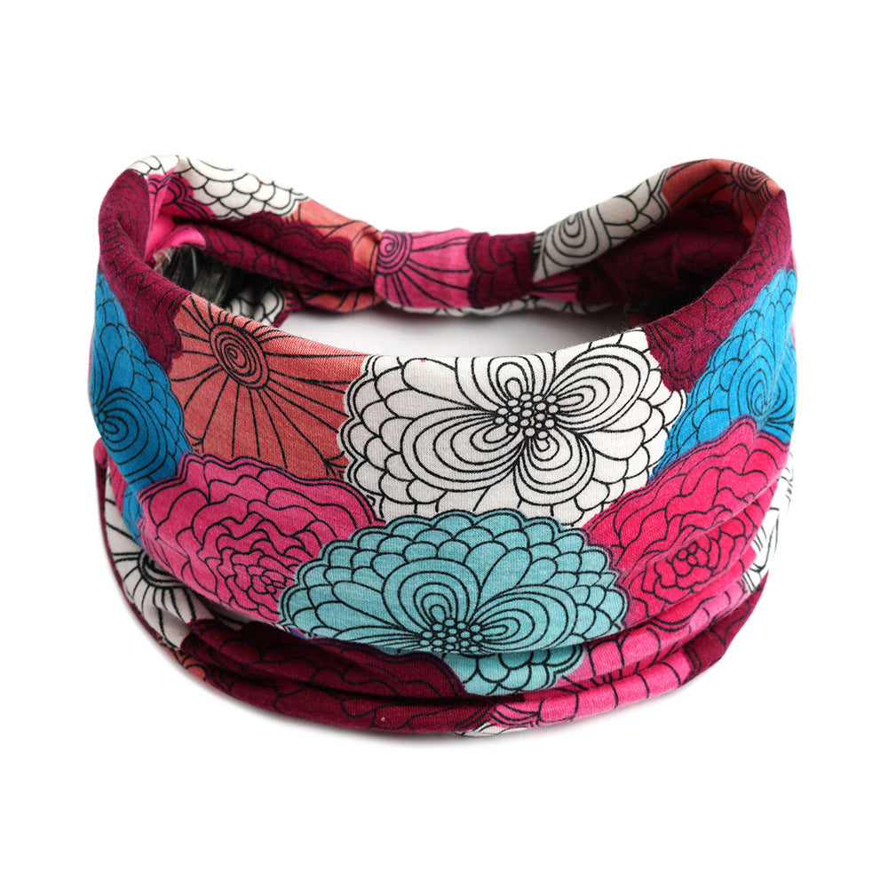 Bohemian Wide Bandana Hairband for Women 43 by HitMyNeed