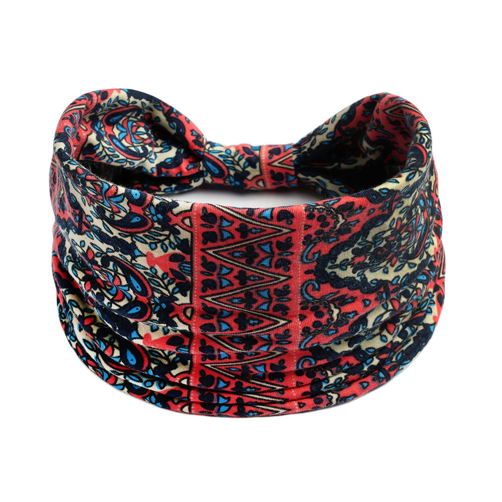 Bohemian Wide Bandana Hairband for Women 48 by HitMyNeed