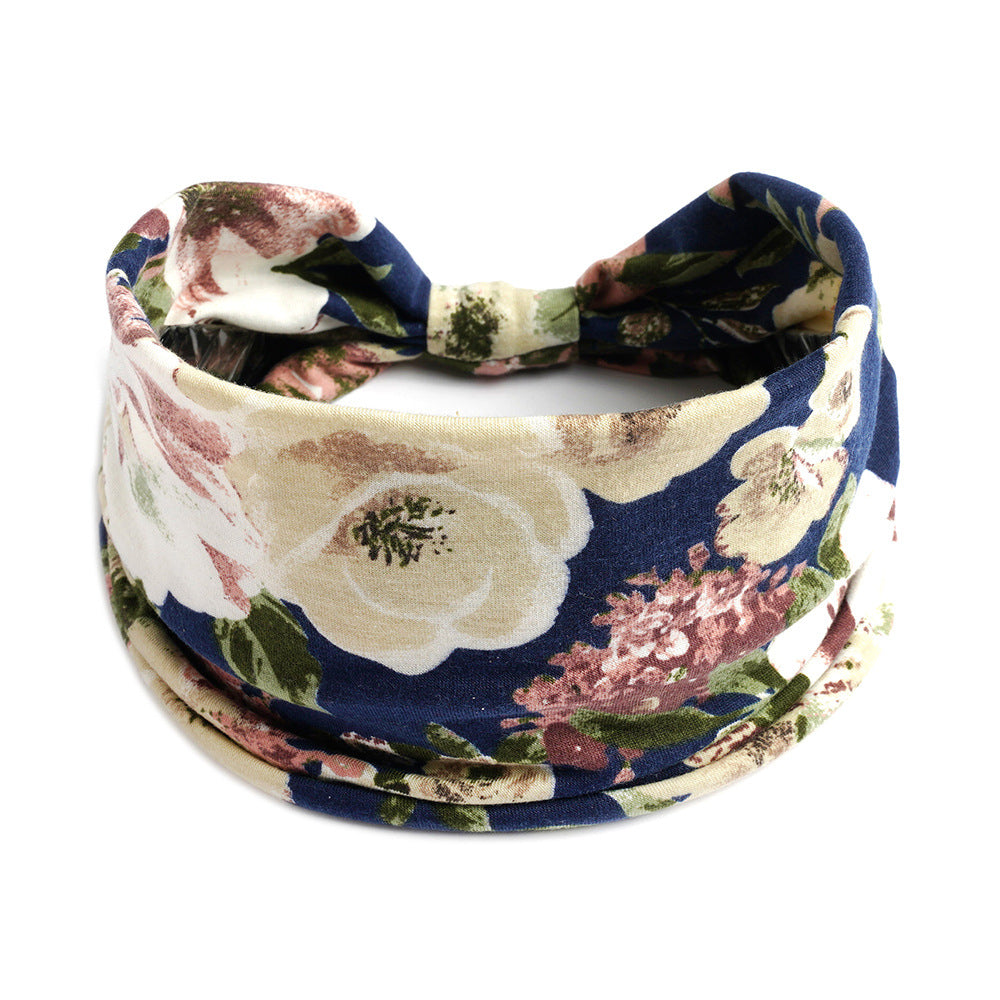 Bohemian Wide Bandana Hairband for Women 50 by HitMyNeed