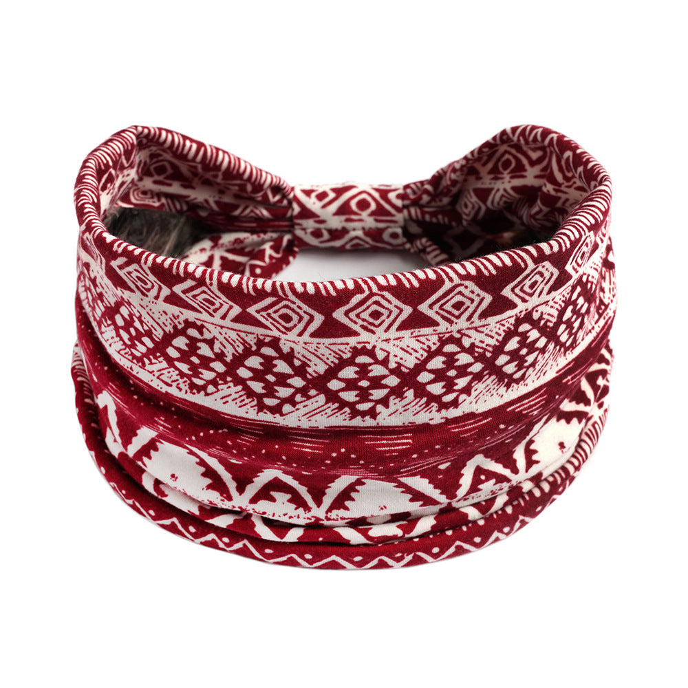 Bohemian Wide Bandana Hairband for Women 59 by HitMyNeed