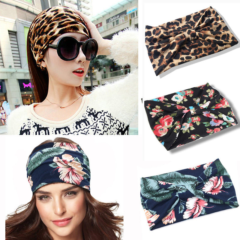 Bohemian Wide Bandana Hairband for Women by HitMyNeed