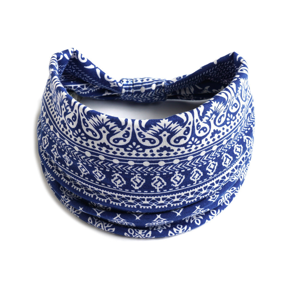 Bohemian Wide Bandana Hairband for Women 7 by HitMyNeed