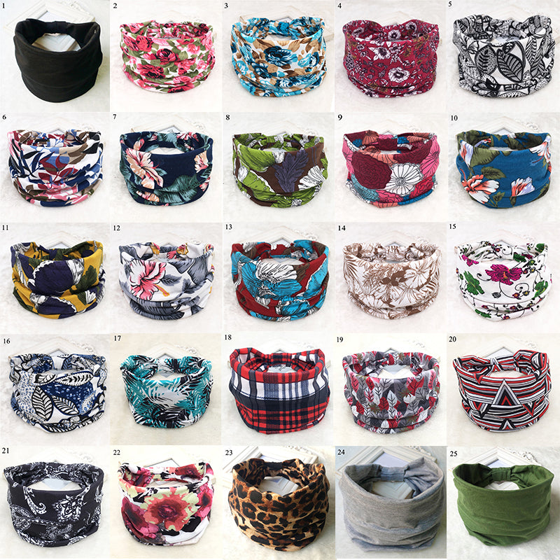 Bohemian Wide Bandana Hairband for Women by HitMyNeed