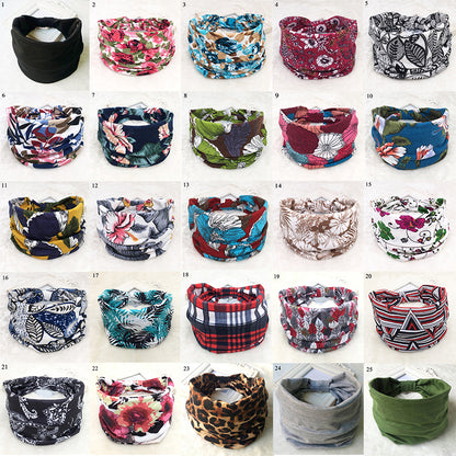 Bohemian Wide Bandana Hairband for Women by HitMyNeed