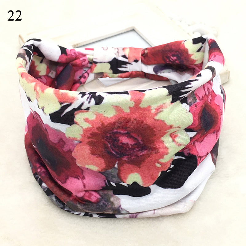 Bohemian Wide Bandana Hairband for Women by HitMyNeed