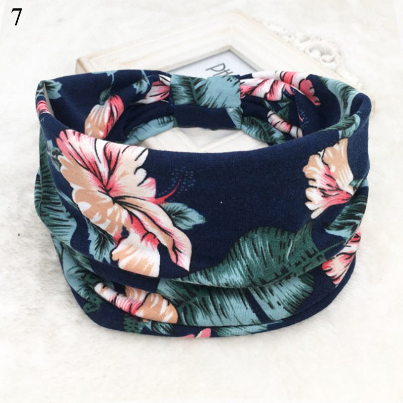 Bohemian Wide Bandana Hairband for Women by HitMyNeed