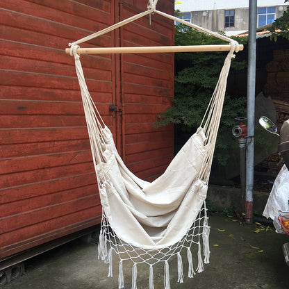 Boho Hanging Chair Rope Hammock Swing Seat by HitMyNeed