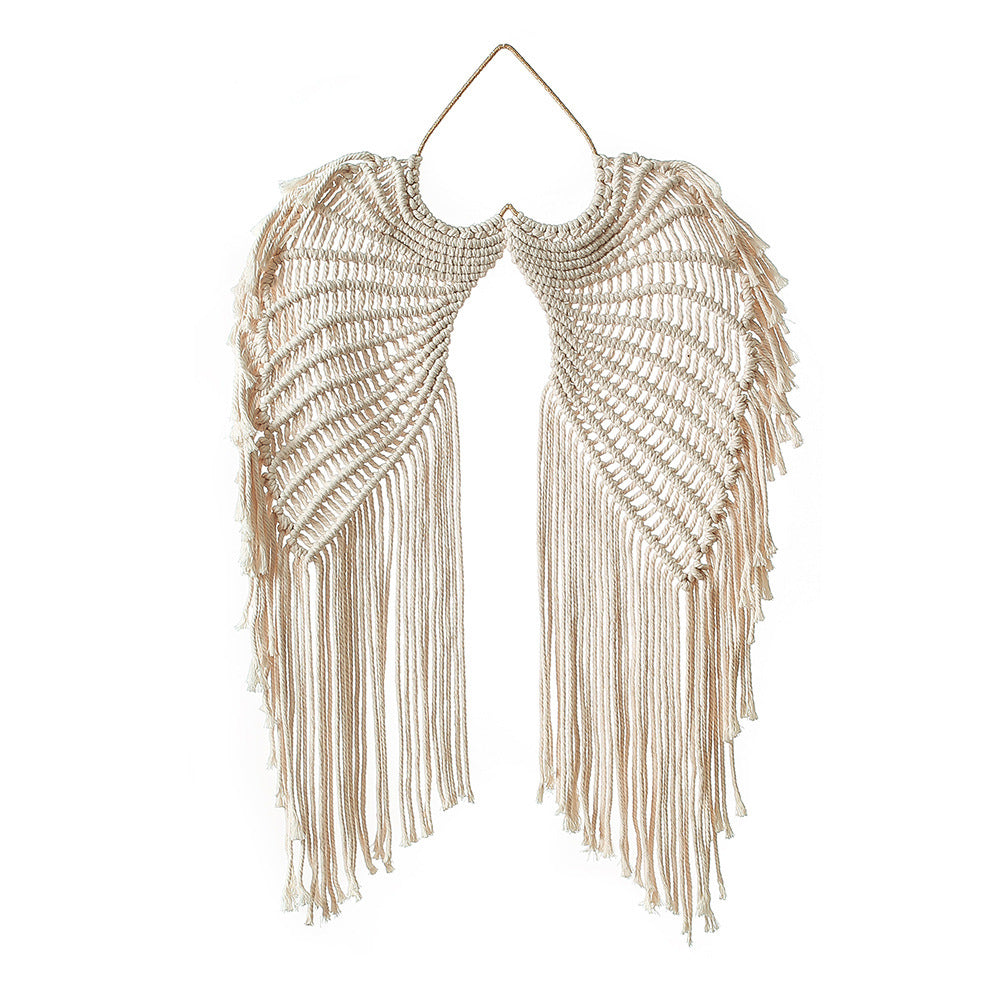 Boho Macrame Wings Wall Hanging Decor by HitMyNeed