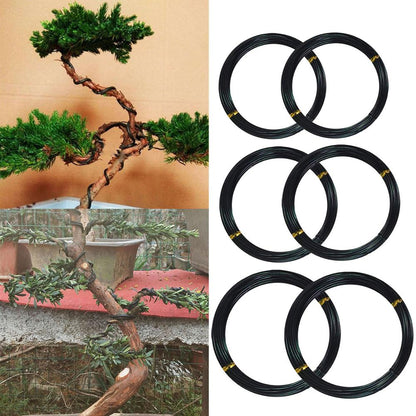 Bonsai Training Wire Set, 6 Rolls Aluminum (5m Each) by HitMyNeed