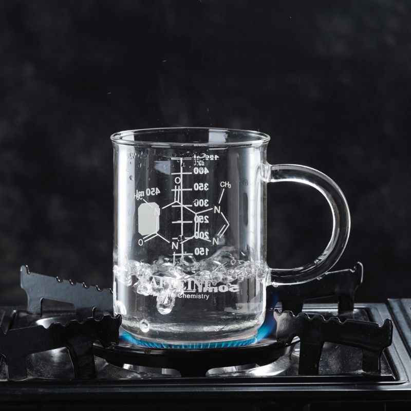 Borosilicate Glass Coffee Beaker Mug 400-500ml by HitMyNeed