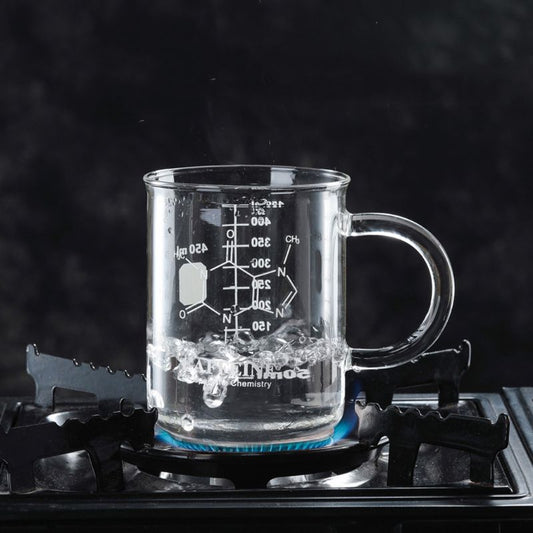 Borosilicate Glass Coffee Beaker Mug 400-500ml by HitMyNeed