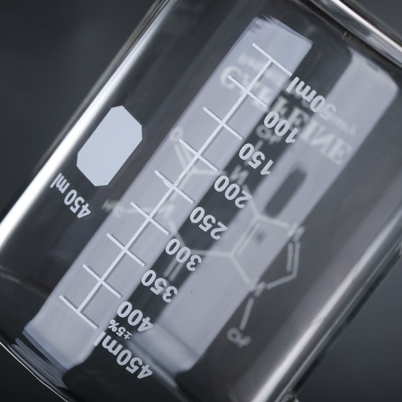 Borosilicate Glass Coffee Beaker Mug 400-500ml by HitMyNeed