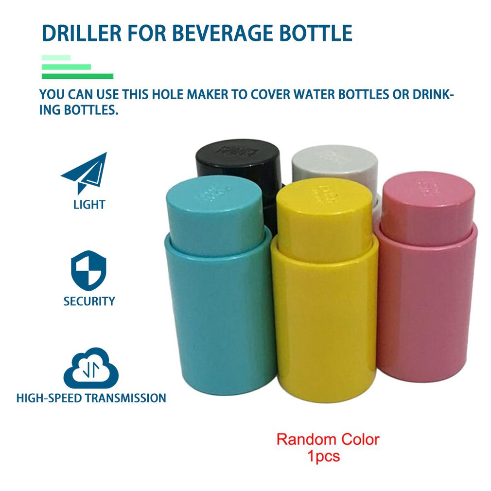Bottle Cap Hole Puncher Tool for Plastic Bottles by HitMyNeed