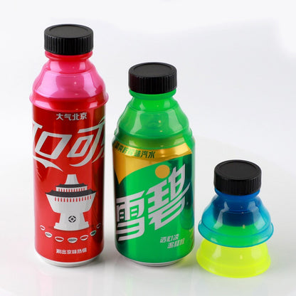 Bottle Cap Soda Can Toppers Set (6 Pack) by HitMyNeed