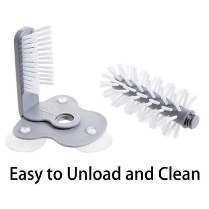 Bottle Cleaning Brush Glass Cleaner with Suction Base by HitMyNeed