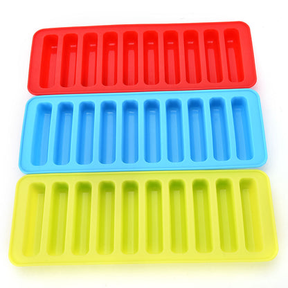Bottle Ice Cube Tray 10-Hole Silicone Molder by HitMyNeed