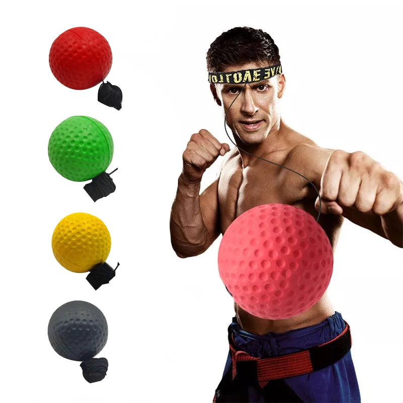 Boxing Reflex Ball Headband Hand-Eye Training Set by HitMyNeed