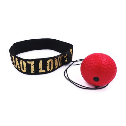 Boxing Reflex Ball Headband Hand-Eye Training Set red-set by HitMyNeed