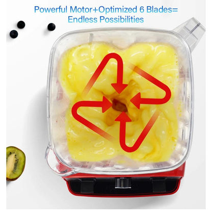 BPA-Free 2200W Commercial Blender 2L, 3HP Motor by HitMyNeed