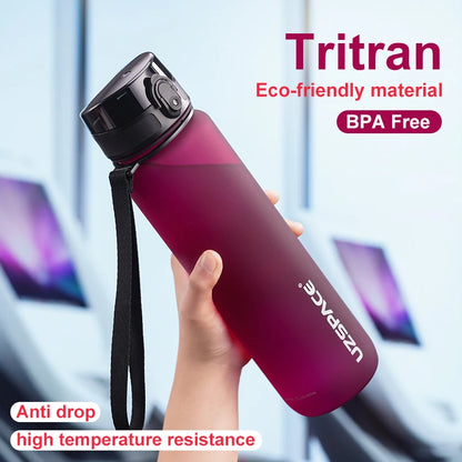 BPA-Free Leak-Proof Plastic Sports Water Bottle by HitMyNeed
