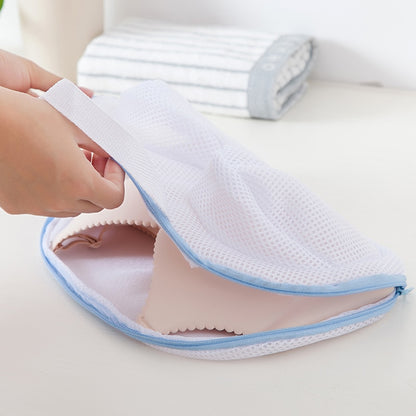 Bra Laundry Mesh Bag with Zipper and Handle by HitMyNeed