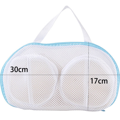 Bra Laundry Mesh Bag with Zipper and Handle by HitMyNeed