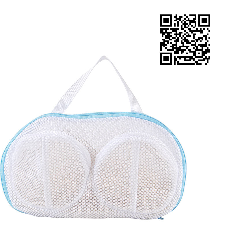 Bra Laundry Mesh Bag with Zipper and Handle by HitMyNeed