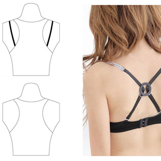 Bra Strap Holder Clips Set (15-Pack) by HitMyNeed