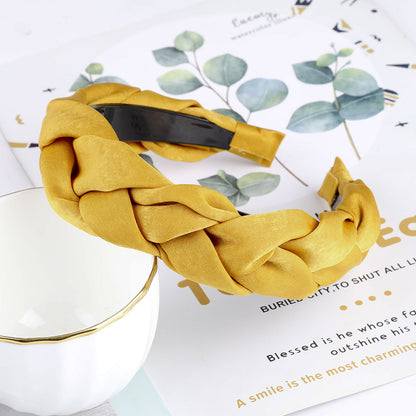 Braided Cloth Headband for Everyday Styling a-satin by HitMyNeed