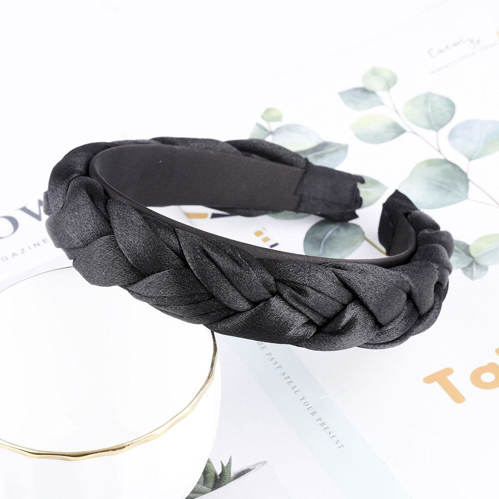 Braided Cloth Headband for Everyday Styling a-satin74 by HitMyNeed
