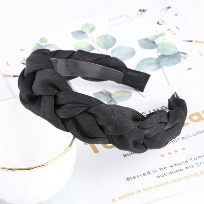 Braided Cloth Headband for Everyday Styling c-satin by HitMyNeed
