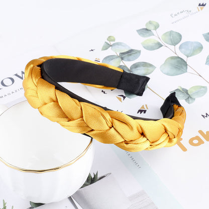 Braided Cloth Headband for Everyday Styling c-satin74 by HitMyNeed