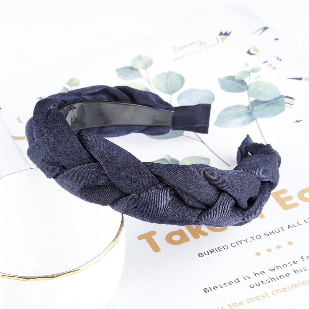 Braided Cloth Headband for Everyday Styling d-satin by HitMyNeed