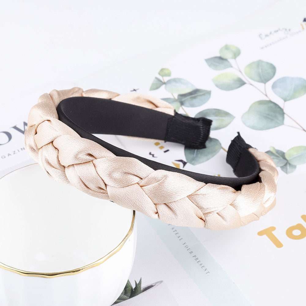 Braided Cloth Headband for Everyday Styling e-satin74 by HitMyNeed