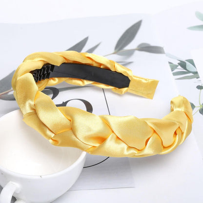 Braided Cloth Headband for Everyday Styling satin-c by HitMyNeed