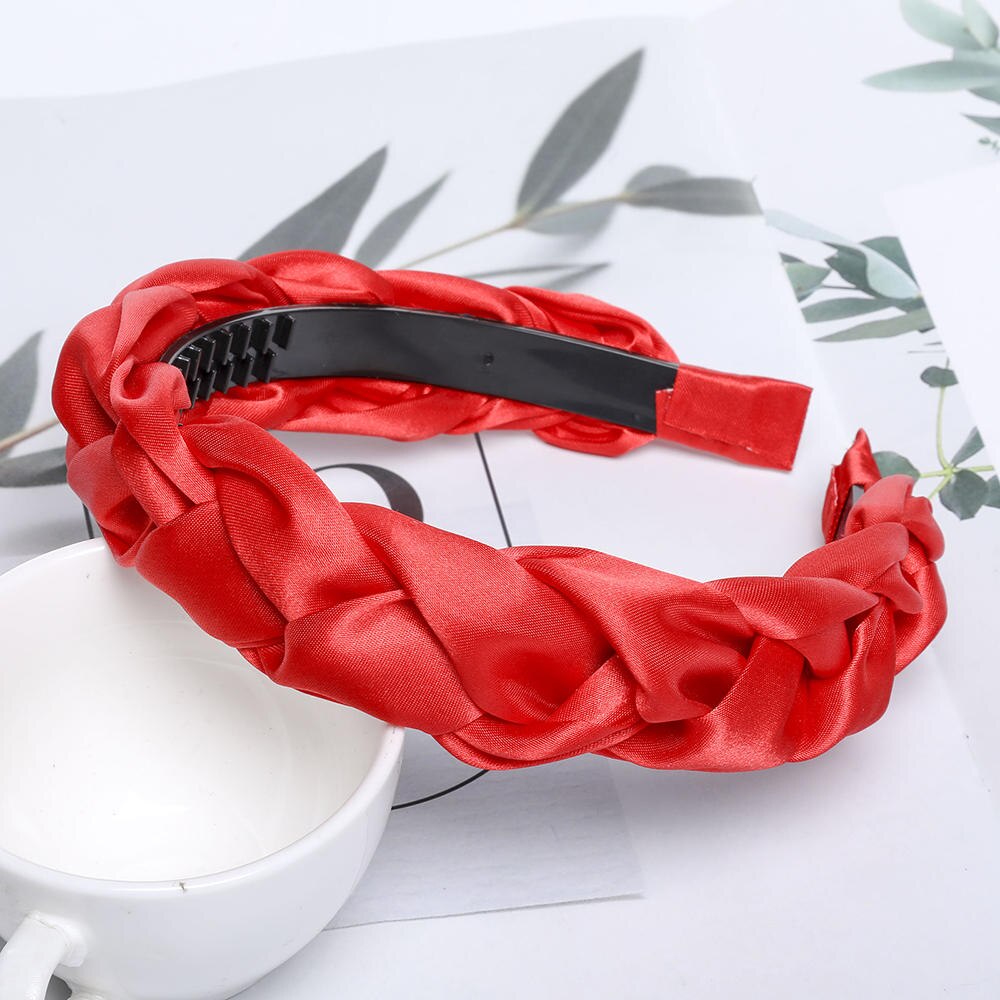 Braided Cloth Headband for Everyday Styling satin-d by HitMyNeed