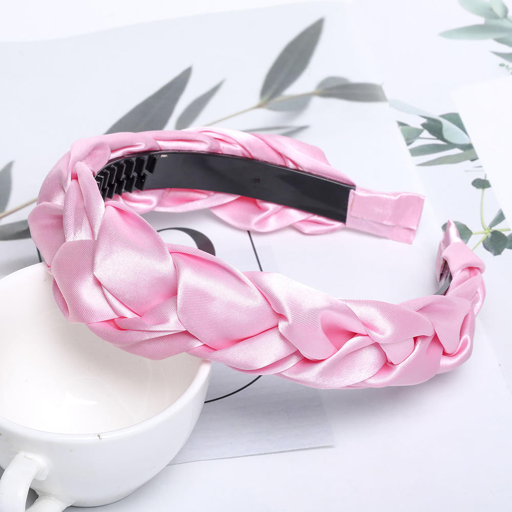 Braided Cloth Headband for Everyday Styling satin-e by HitMyNeed